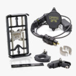 SpringLock Handyhalter mit Kabellosem Ladegerät – Mini DIN Stecker Anschluss