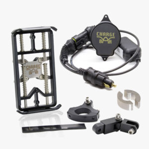 SpringLock phone holder with wireless charging coil – mini DIN plug connection