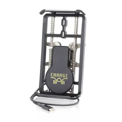SpringLock Flip phone mount with Qi charging - USB C connection